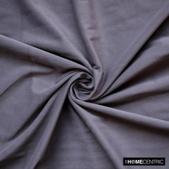 Lavender Grey High Quality Plush Velvet Fabric by the Metre, 1 Metre Gray Velvet Fabric