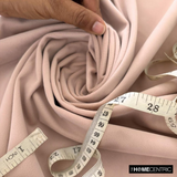 Pastel Peach High Quality Plush Velvet Fabric by the Metre, 1 Metre Pink Velvet Fabric