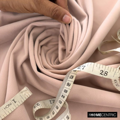 Pastel Peach High Quality Plush Velvet Fabric by the Metre, 1 Metre Pink Velvet Fabric