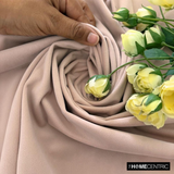 Pastel Peach High Quality Plush Velvet Fabric by the Metre, 1 Metre Pink Velvet Fabric