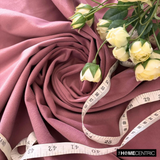 Dusky Pink High Quality Plush Velvet Fabric by the Metre, 1 Metre Pink Velvet Fabric