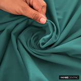 Teal Green High Quality Plush Velvet Fabric by the Metre, 1 Metre Green Velvet Fabric