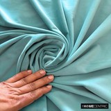 Aqua Green High Quality Plush Velvet Fabric by the Metre, 1 Metre Green Velvet Fabric