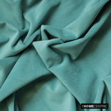 Aqua Green High Quality Plush Velvet Fabric by the Metre, 1 Metre Green Velvet Fabric
