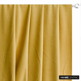 Mustard Yellow High Quality Plush Velvet Fabric by the Metre, 1 Metre Yellow Velvet Fabric