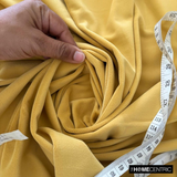 Mustard Yellow High Quality Plush Velvet Fabric by the Metre, 1 Metre Yellow Velvet Fabric