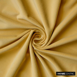 Mustard Yellow High Quality Plush Velvet Fabric by the Metre, 1 Metre Yellow Velvet Fabric