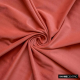 Rust High Quality Plush Velvet Fabric by the Metre, 1 Metre Red Velvet Fabric