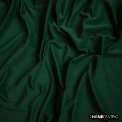 Dark Olive Green High Quality Plush Velvet Fabric by the Metre, 1 Metre Green Velvet Fabric