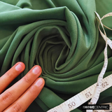 Green High Quality Plush Velvet Fabric by the Metre, 1 Metre Green Velvet Fabric