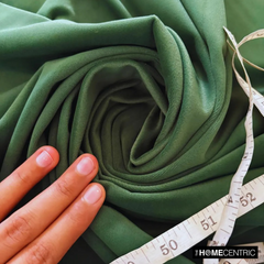 Green High Quality Plush Velvet Fabric by the Metre, 1 Metre Green Velvet Fabric