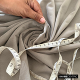 Taupe High Quality Plush Velvet Fabric by the Metre, 1 Metre Brown Velvet Fabric