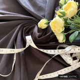 Dark Brown High Quality Plush Velvet Fabric by the Metre, 1 Metre Brown Velvet Fabric