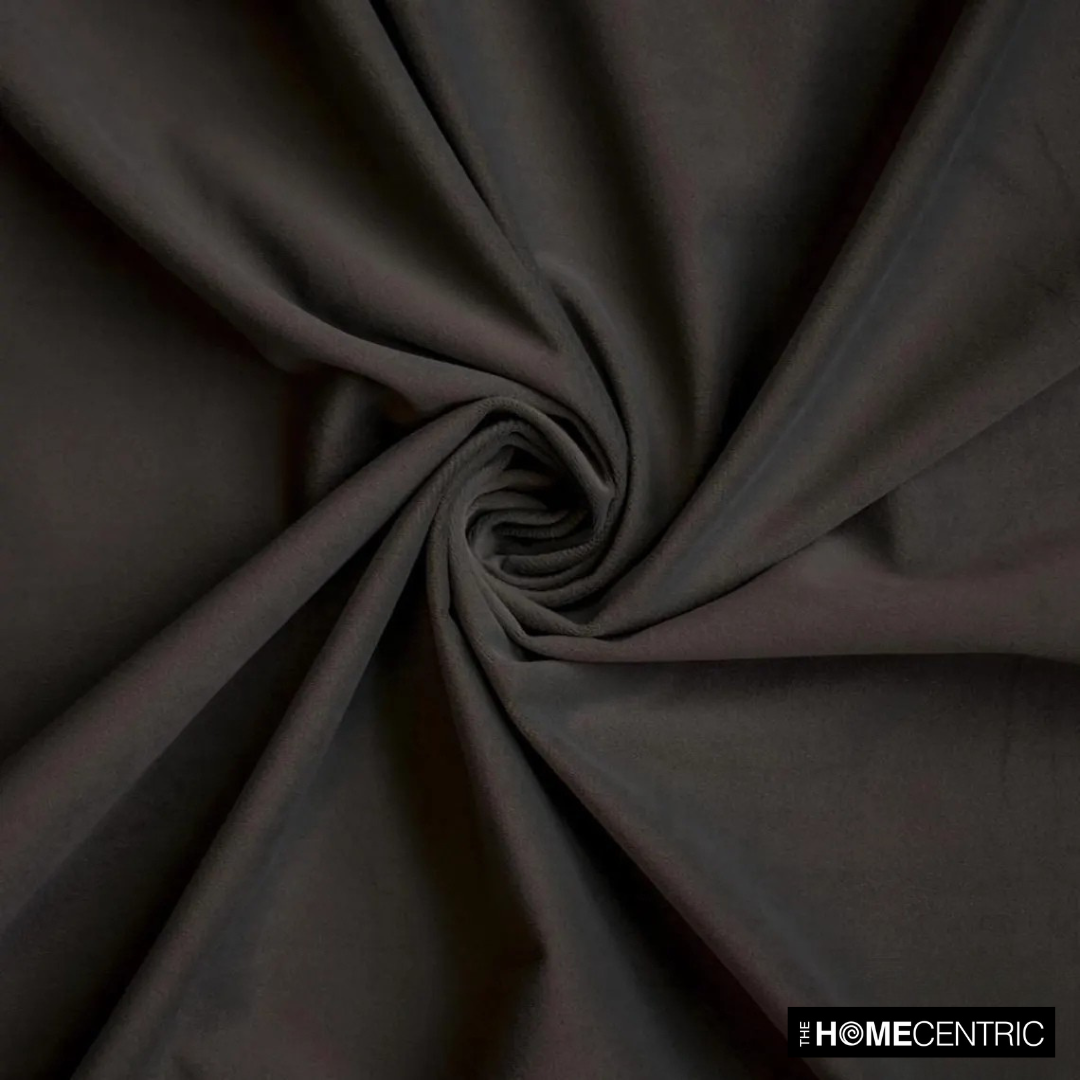 Dark Brown High Quality Plush Velvet Fabric by the Metre, 1 Metre Brown Velvet Fabric
