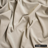 Ecru High Quality Plush Velvet Fabric by the Metre, 1 Metre Cream Velvet Fabric