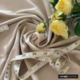 Ecru High Quality Plush Velvet Fabric by the Metre, 1 Metre Cream Velvet Fabric