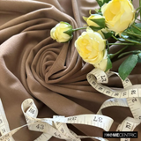 Mocha Brown High Quality Plush Velvet Fabric by the Metre, 1 Metre Brown Velvet Fabric