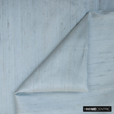 Ice Blue 100% Pure Silk Dupioni Fabric By The Metre
