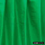 Emerald Green Art Silk / Faux Silk Fabric By The Metre