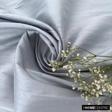Ice Blue 100% Pure Silk Dupioni Fabric By The Metre