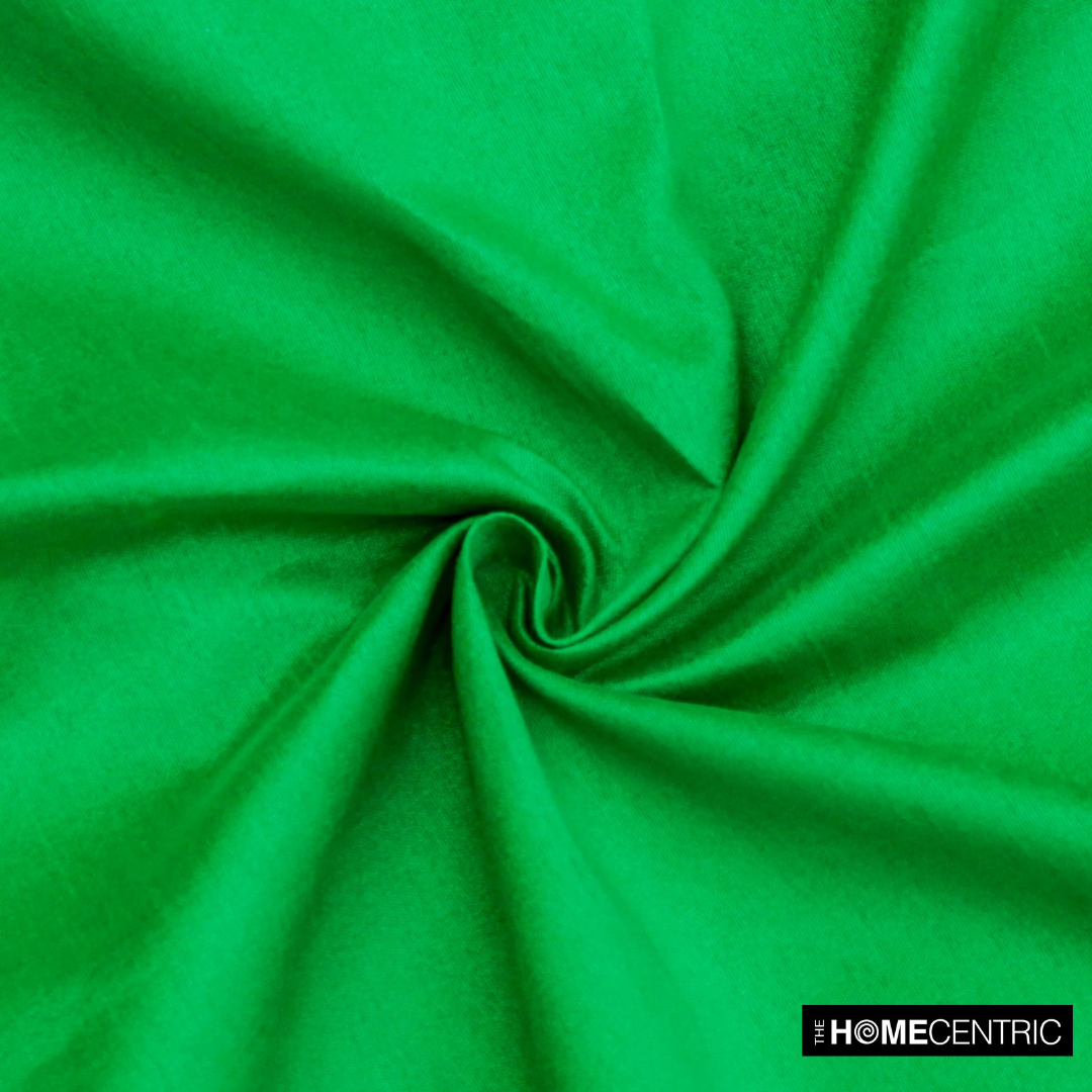 Emerald Green Faux Silk Fabric By The Metre
