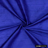 Royal Blue 100% Pure Silk Fabric By The Metre