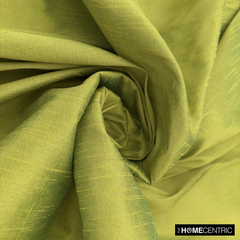 Apple Green Art Silk / Faux Silk Fabric By The Metre
