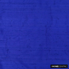 Royal Blue 100% Pure Silk Dupioni Fabric By The Metre
