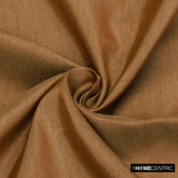 Dark Tan Faux Silk Fabric By The Metre