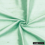 Mint Green 100% Pure Silk Fabric By The Metre