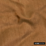 Dark Tan Art Silk / Faux Silk Fabric By The Metre