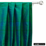 Peacock 100% Pure Silk Dupioni Fabric By The Metre