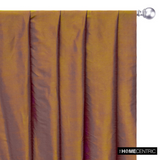 Gold And Purple Art Silk / Faux Silk Fabric By The Metre