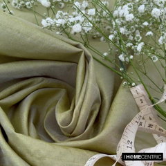 Light Green Art Silk / Faux Silk Fabric By The Metre