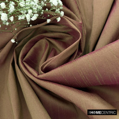 Lime Green And Pink Art Silk / Faux Silk Fabric By The Metre