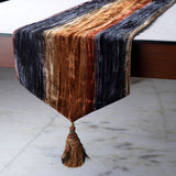 Ombre - Velvet Grey, Gold Decorative Table Runners