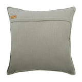 Wild Side - Silver Faux Leather Throw Cushion Cover