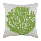 Deep Sea Weeds - Ivory Cotton Linen Throw Cushion Cover