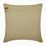Falling Feathers - Beige Linen Throw Cushion Cover