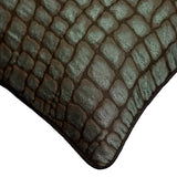 Animal Shimmer - Blue Jacquard Throw Cushion Cover