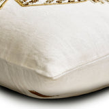 Glamour Fish - Ivory Linen Throw Cushion Cover