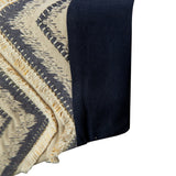 Aissa - Blue Jacquard Decorative Table Runner