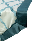 Adonia - Blue Satin Decorative Table Runner