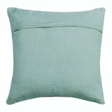 Turtle Dove - Dull Blue Linen Throw Pillow Cover
