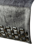 Crystal Susan - Grey Suede Decorative Table Runner
