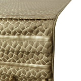 Mosaic Decor - Gold Jacquard Silk Decorative Table Runner