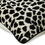 Wild Jungle - Black N White Velvet Throw Cushion Cover