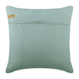 Lost Anchor - Dull Blue Linen Throw Pillow Cover