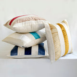 Velvet Band Ice - Blue Velvet Throw Cushion Cover