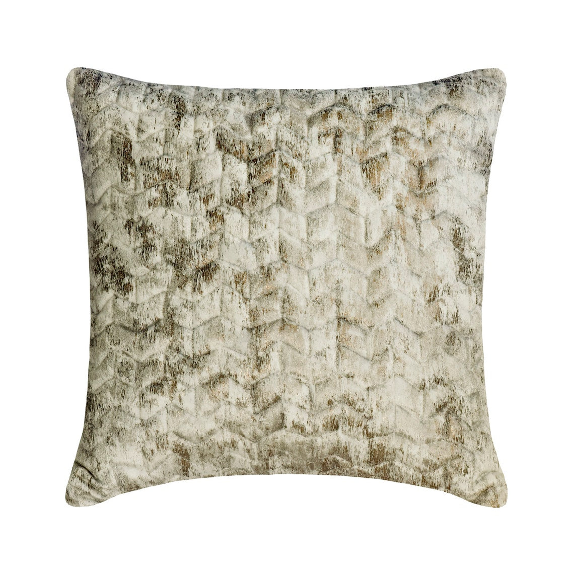 Foil Chevron Throw Cushion Cover